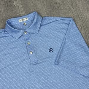 NWOT PETER MILLAR Shake It Up AOP Men’s Sz XL Performance Polo PREPPY Embroidery